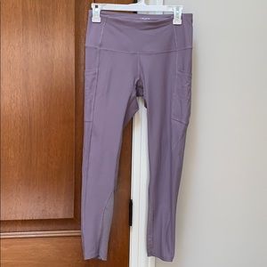 Pastel purple leggings